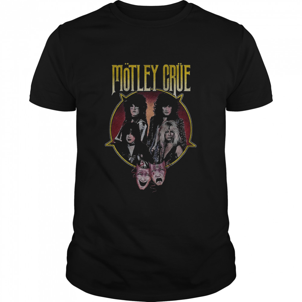 Motley Crue Theatre Of Pain Profile Nikki Sixx shirt