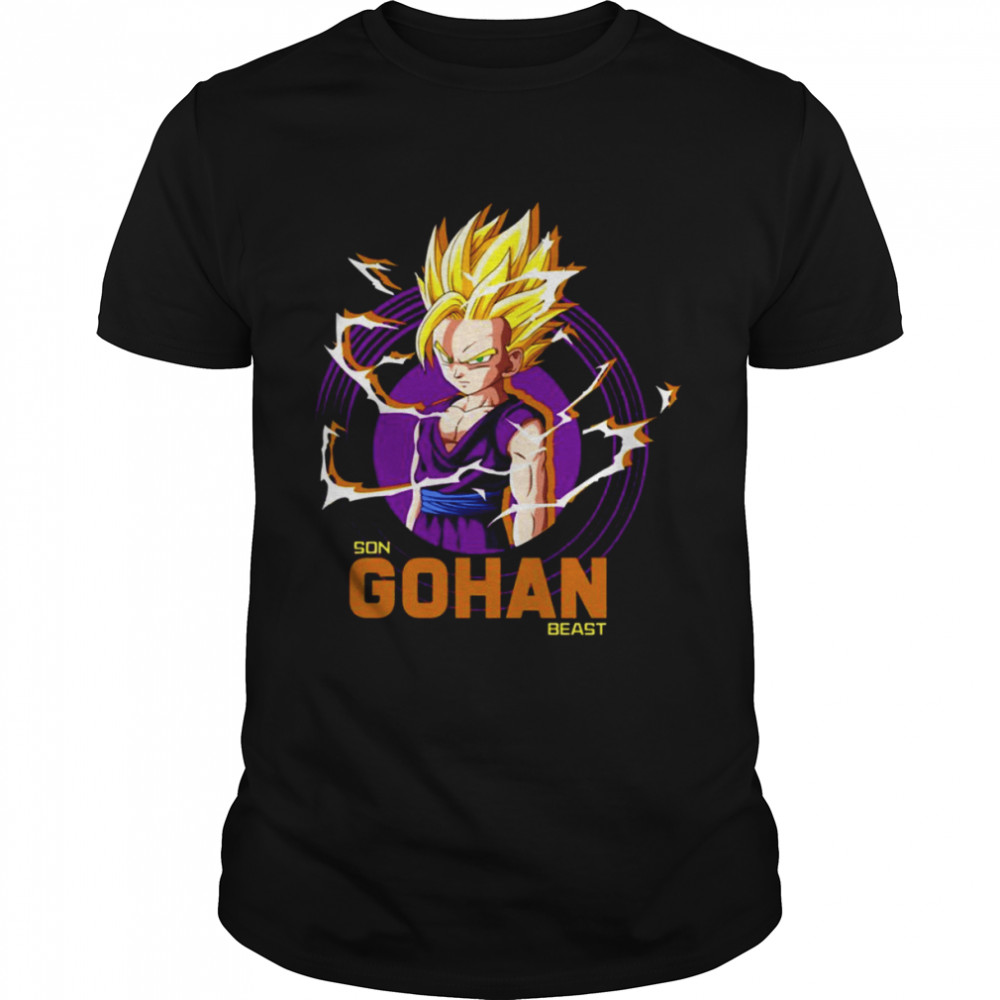 Son Gohan Beast Retro Dragon Ball Anime Manga shirt