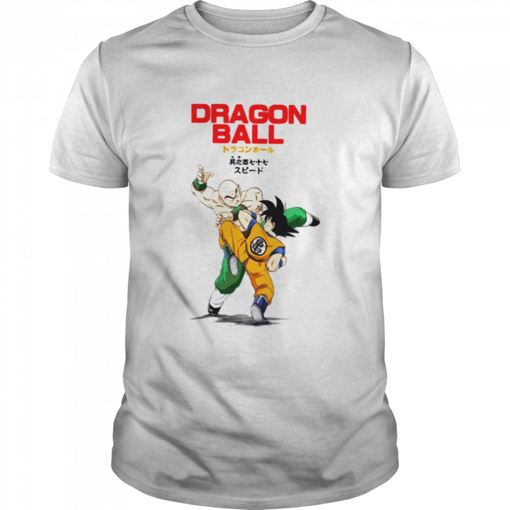 Tien Shinhan Vs Son Goku Dragon Ball Manga Cover shirt