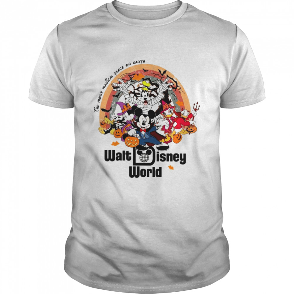 Vintage Walt Disney World Halloween Magic Kingdom Disney Halloween T Shirt