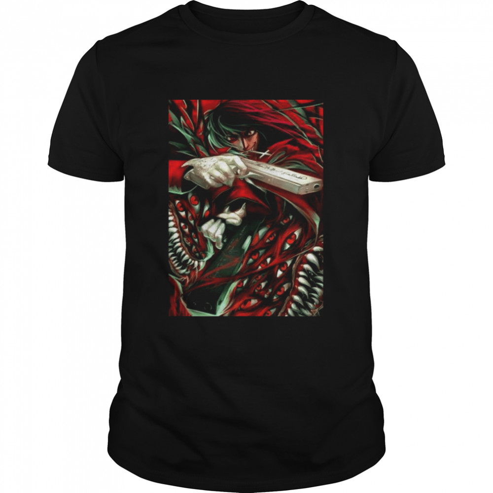 Animated Graphic Metal Hellsinger shirt