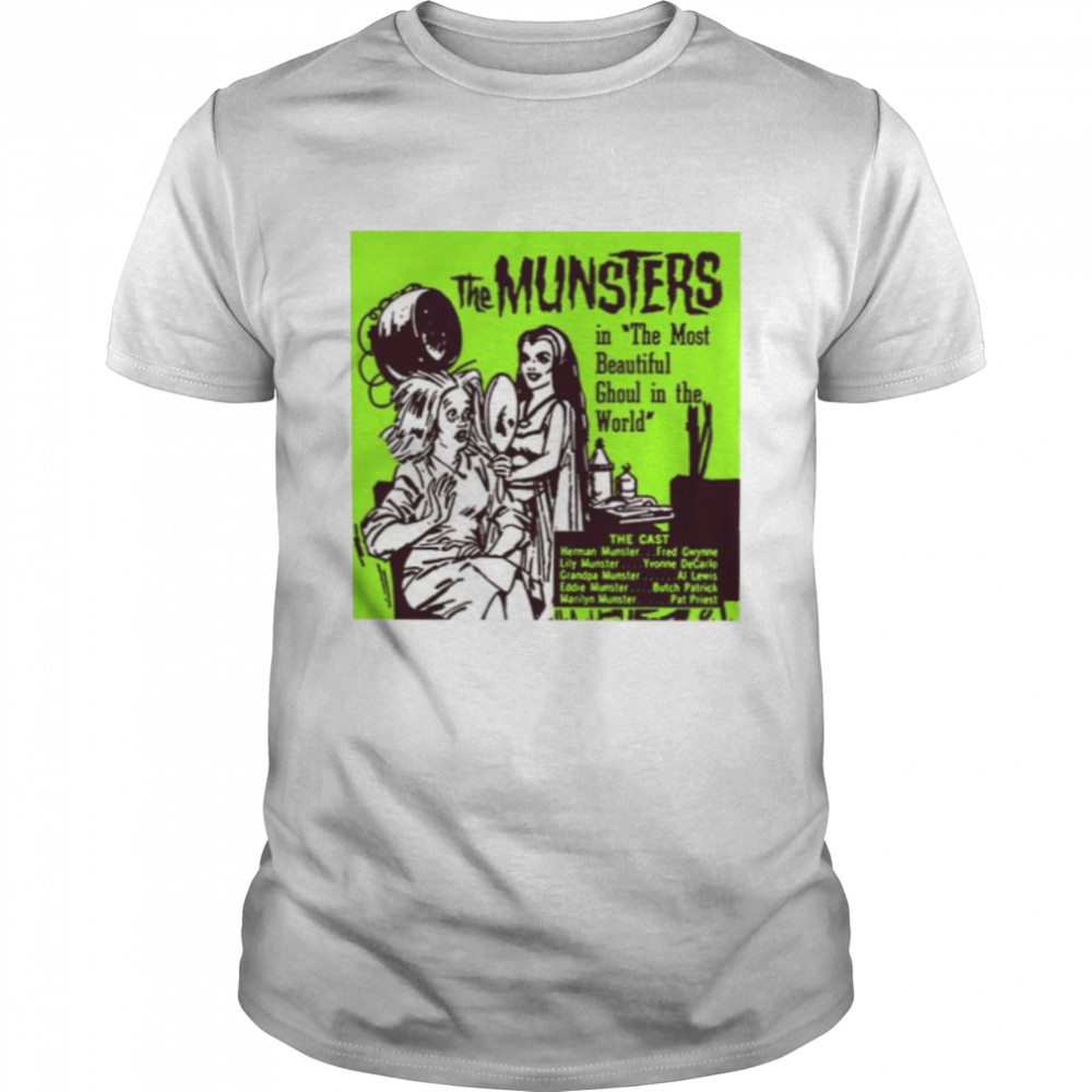 Green Neon Art The Munsters shirt