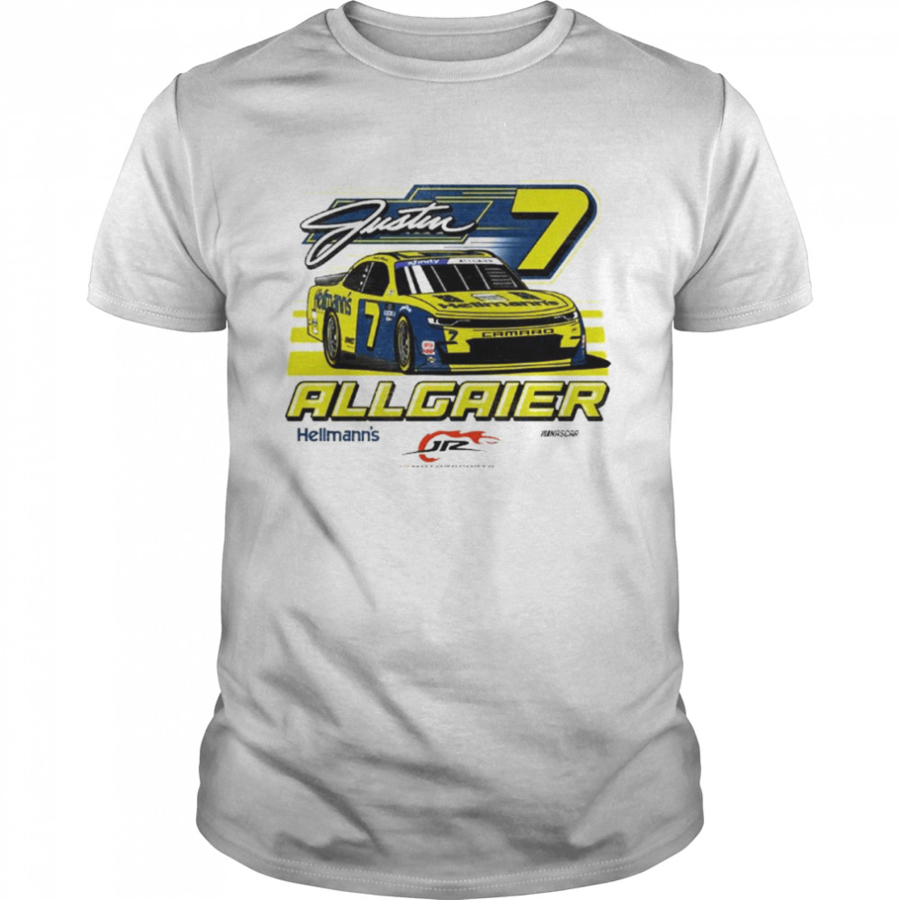 Justin Allgaier 7 Hellmann’s Darlington shirt