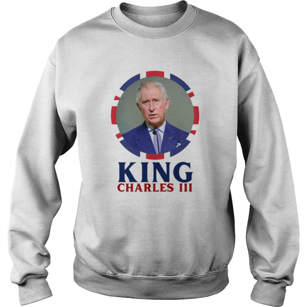 King Charles Iii Union Jack Flag Patch shirt Unisex Sweatshirt