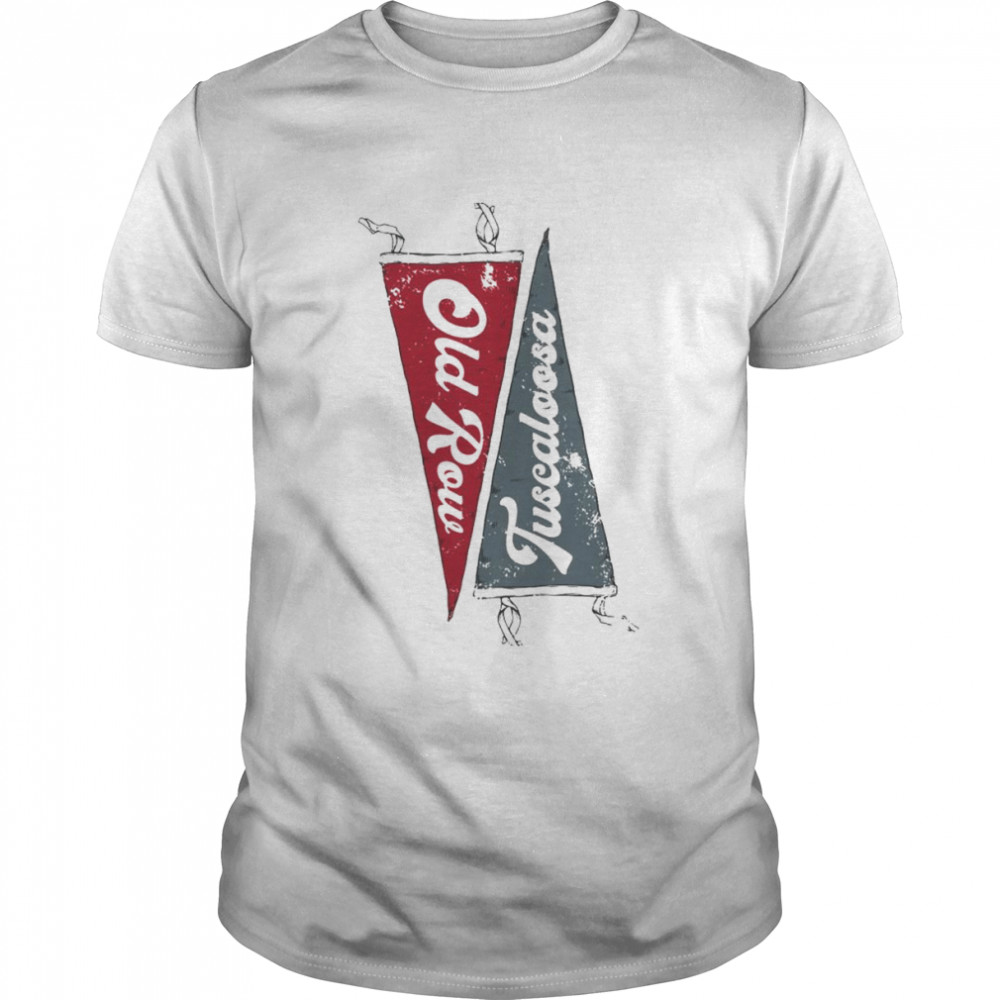 Tuscaloosa pennant pigment dyed shirt