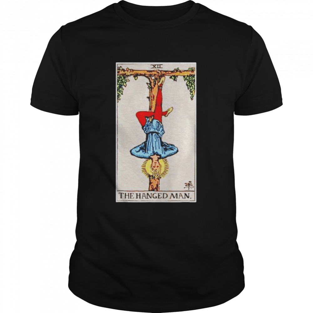 Vintage Tarot Card 12 The Hanged Man shirt