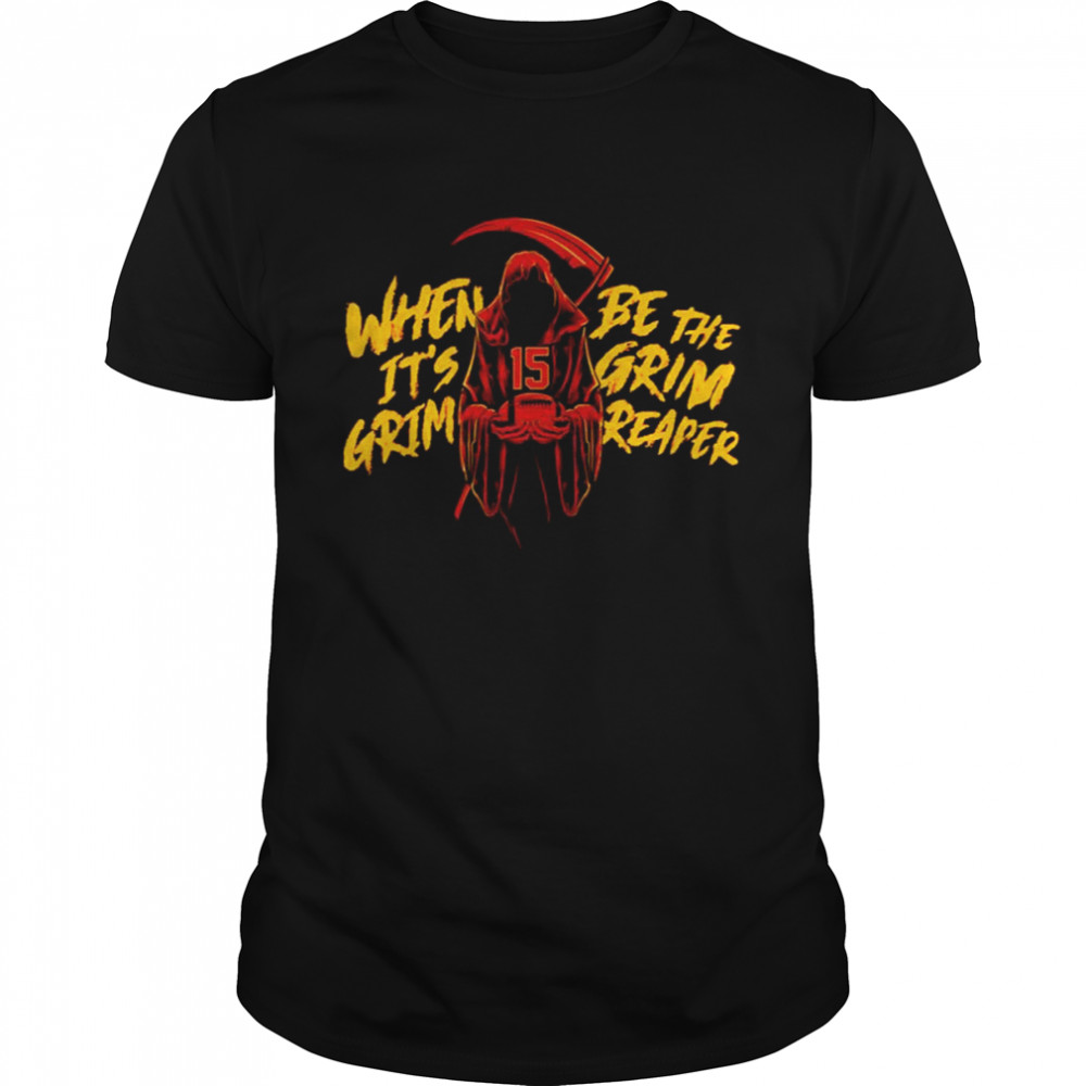 When It’s Grim The Grim Reaper Orange For Halloween shirt