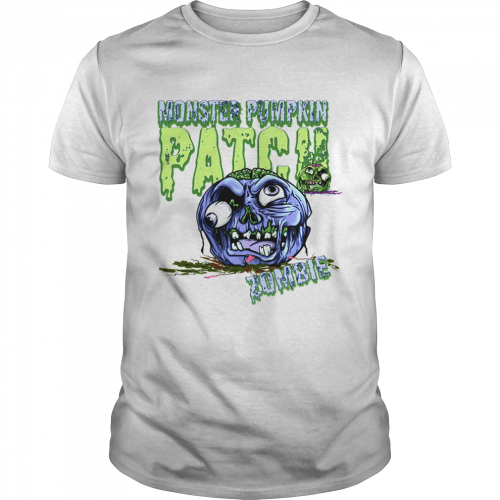 Zombie Monster Pumpkin Patch Halloween shirt