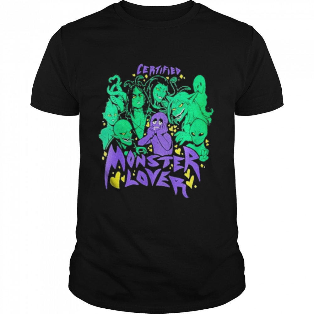 Caleb Certified Monster Lover Tee Shirt