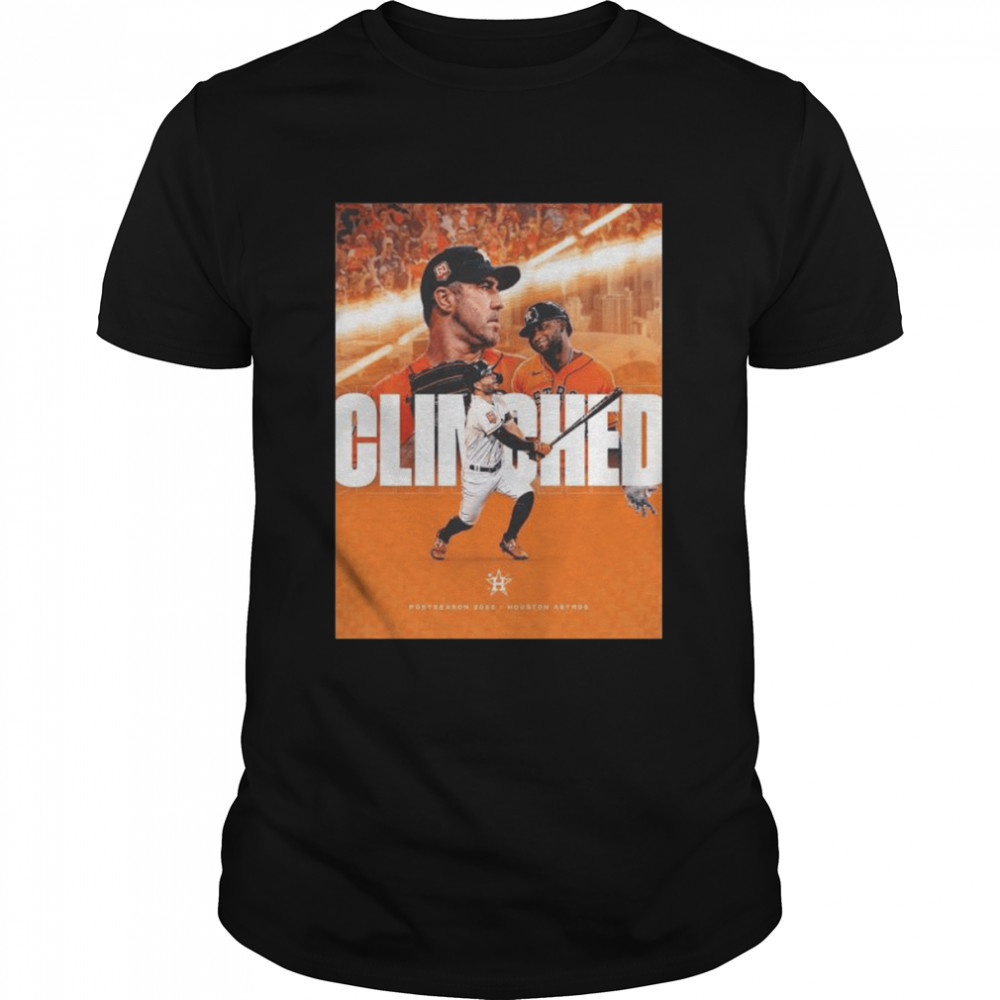 Clinched mlb postseason 2022 houston astros sixth straight shirt