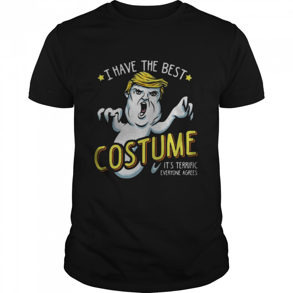 Costume Ghost Donald Trump Spooky Night shirt