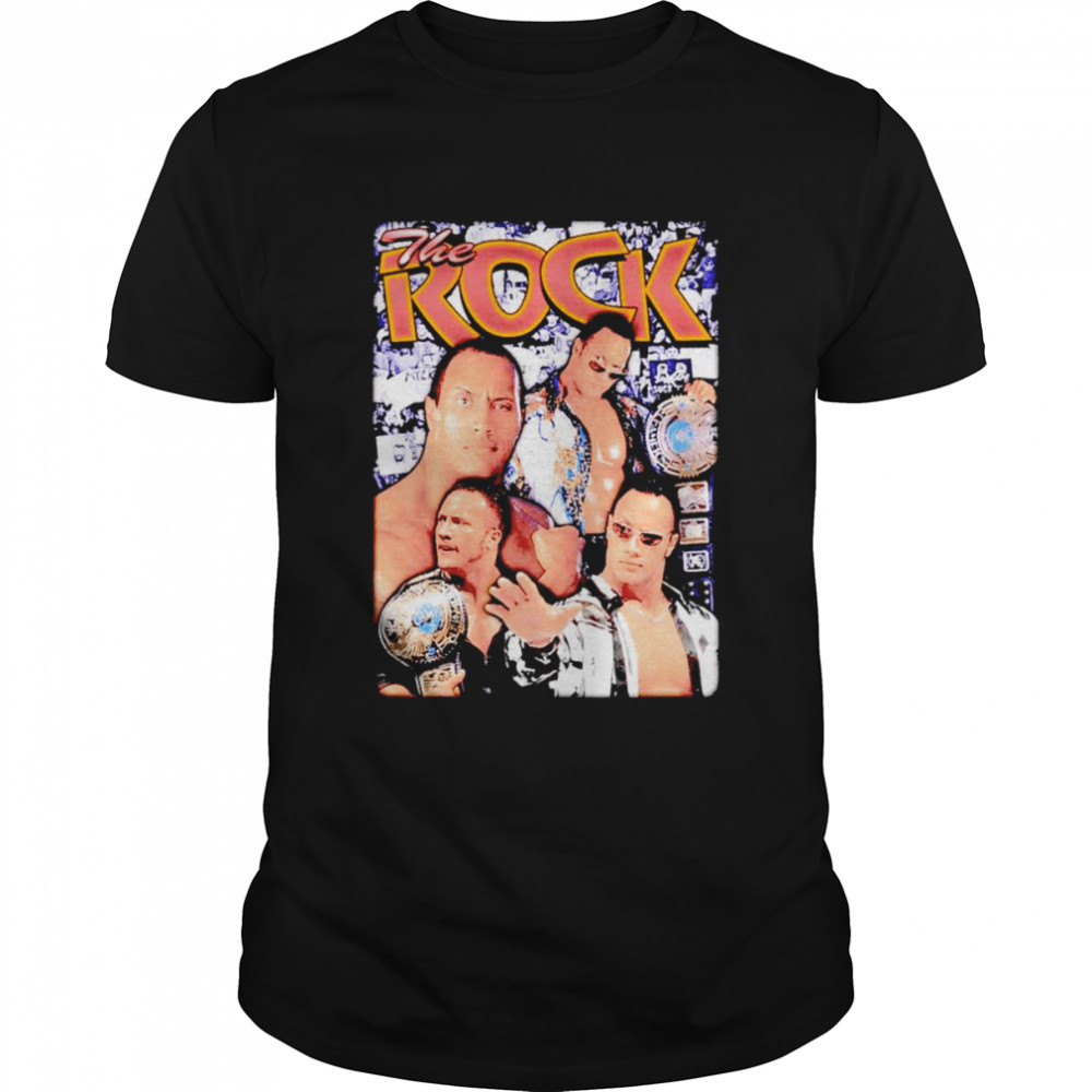 Dwayne The Rock Johnson WWF WWE Wrestling shirt