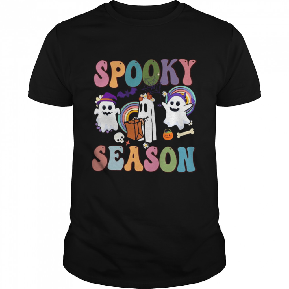 Groovy Ghost Spooky Season Halloween shirt