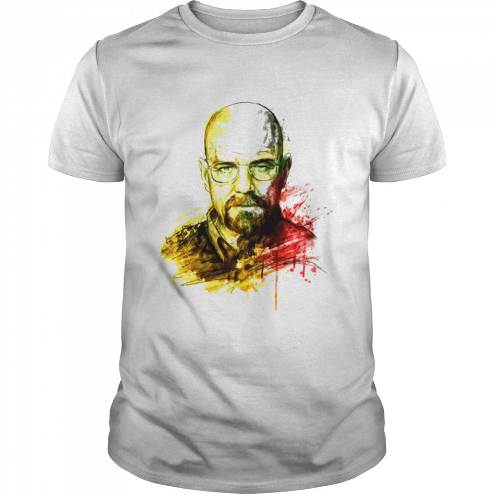 Paint Walter White Breaking Bad Graphic shirt