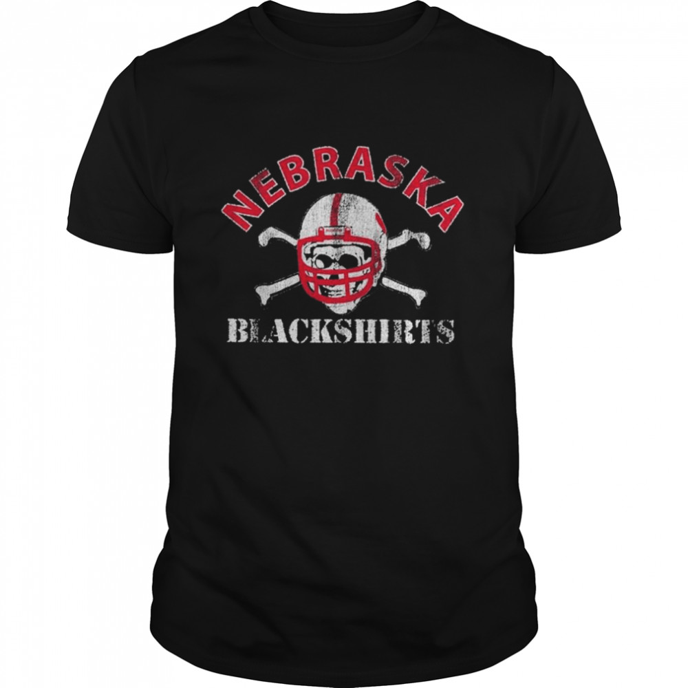 Nebraska Huskers Vintage Blackshirts Tri-Blend T-Shirt