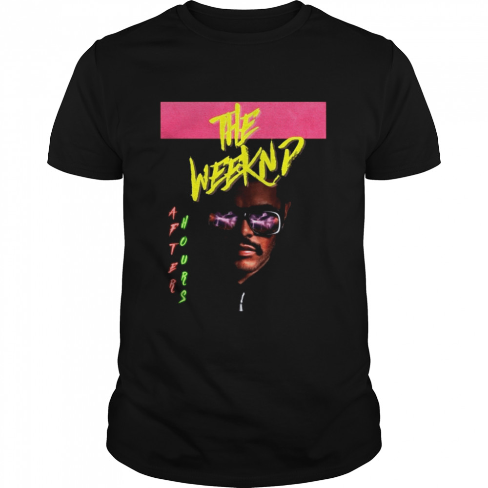 The Weeknd Minimalist Fashion Portrait shirt