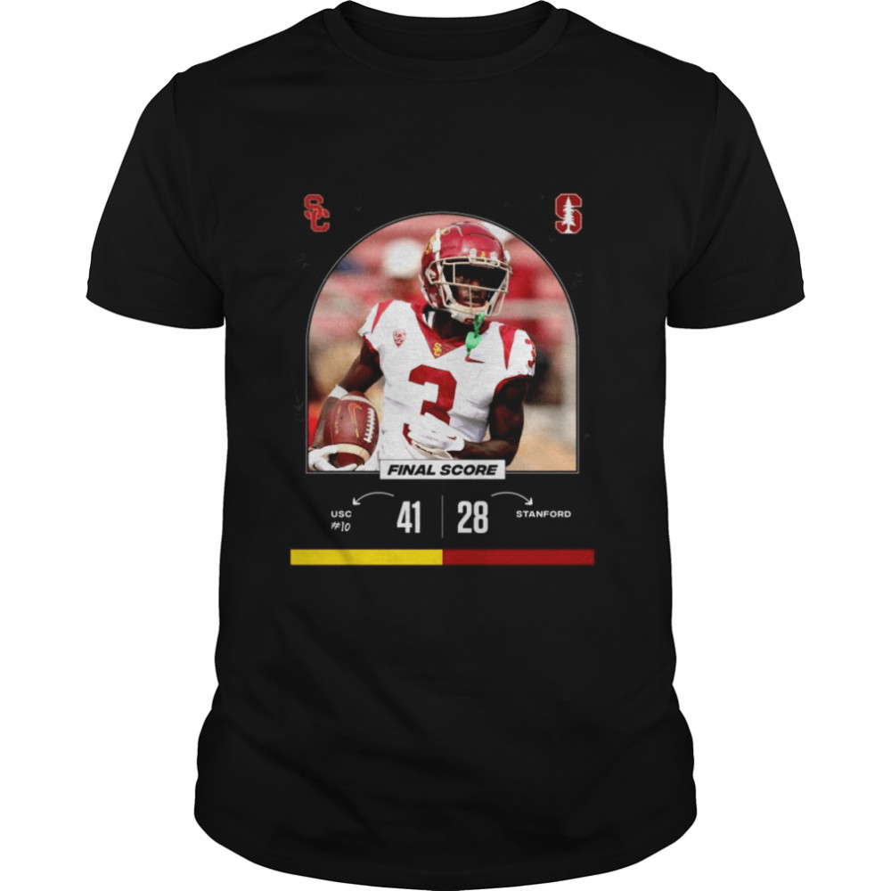 USC 41 vs 28 Stanford Finals Score game day 2022 shirt