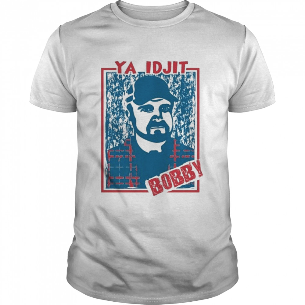 Bobby Singer – Ya Idjit – Supernatural Ghost Hunter Custom Illustration Tribute Shirt