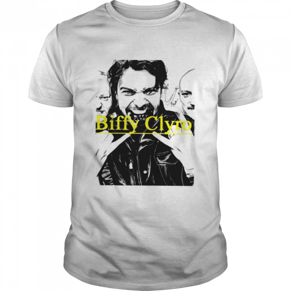 Group Art For Rock Music Biffy Clyro shirt