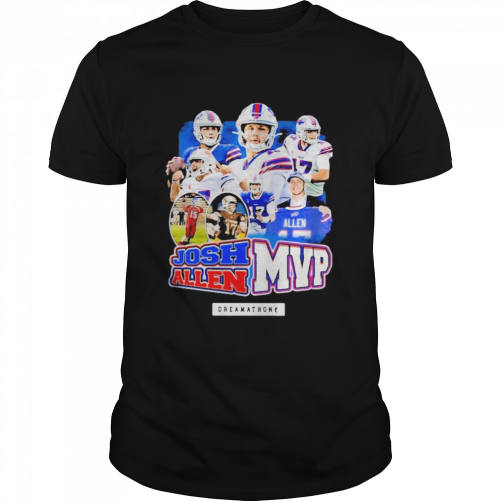 Josh Allen MVP 17 Buffalo Bill Dreamathon shirt