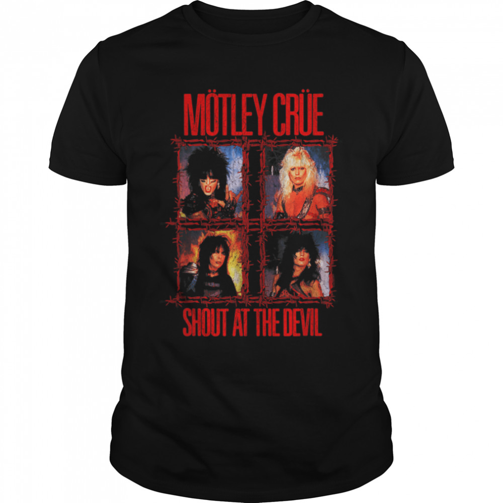 Mötley Crüe – Shout At The Devil – Wire T-Shirt B08TK4445V