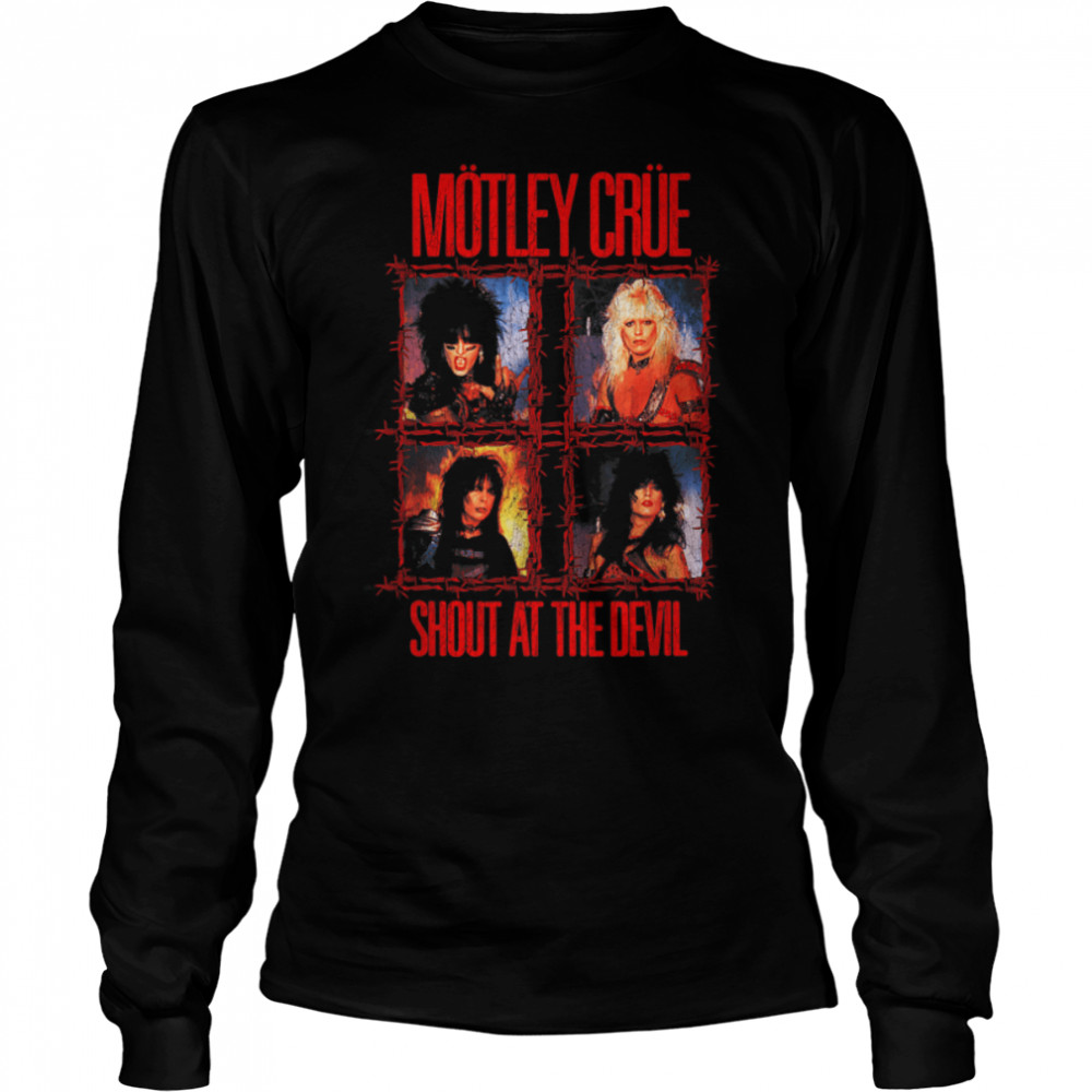 Mötley Crüe - Shout At The Devil - Wire T- B08TK4445V Long Sleeved T-shirt