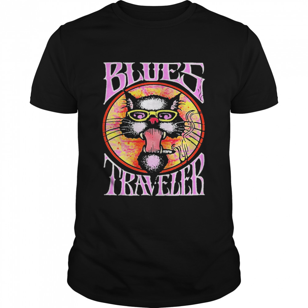 Blues Traveler Retro Art Cat Vintage shirt