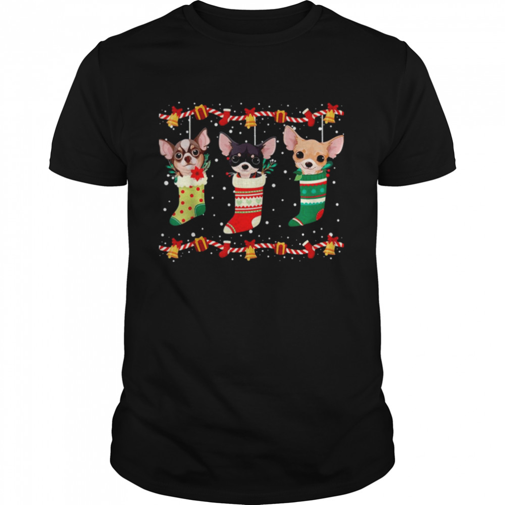 Chihuahua Christmas Lights Funny Xmas shirt