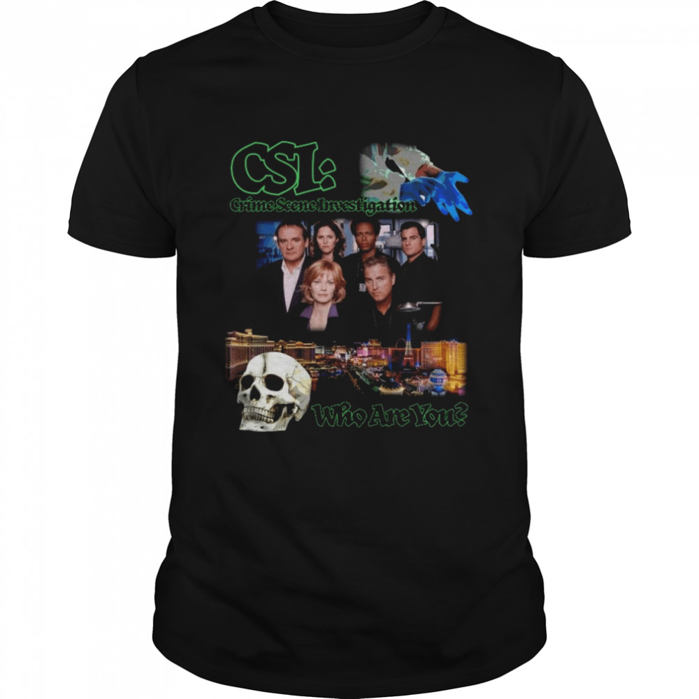 Csi Crime Scene Investigation Retro Styled Las Vegas shirt