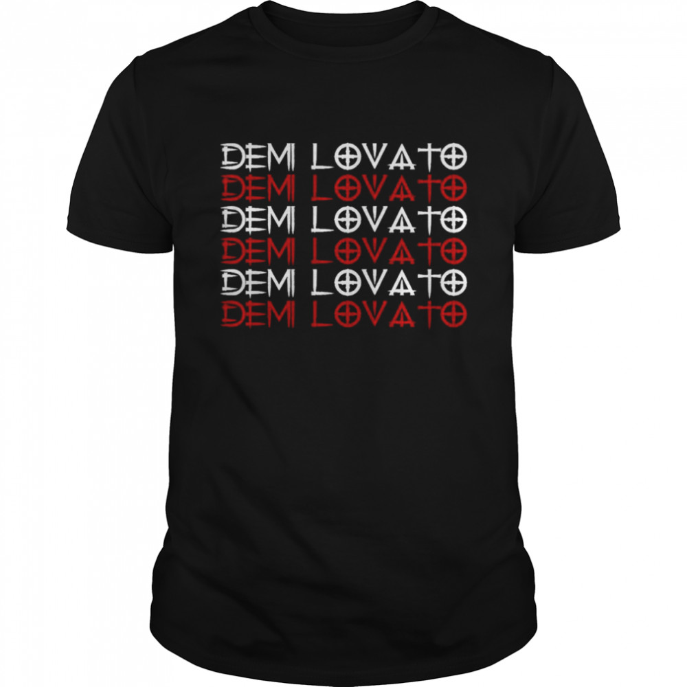 Font Art Demi Lovato Rock Holy Fvck shirt