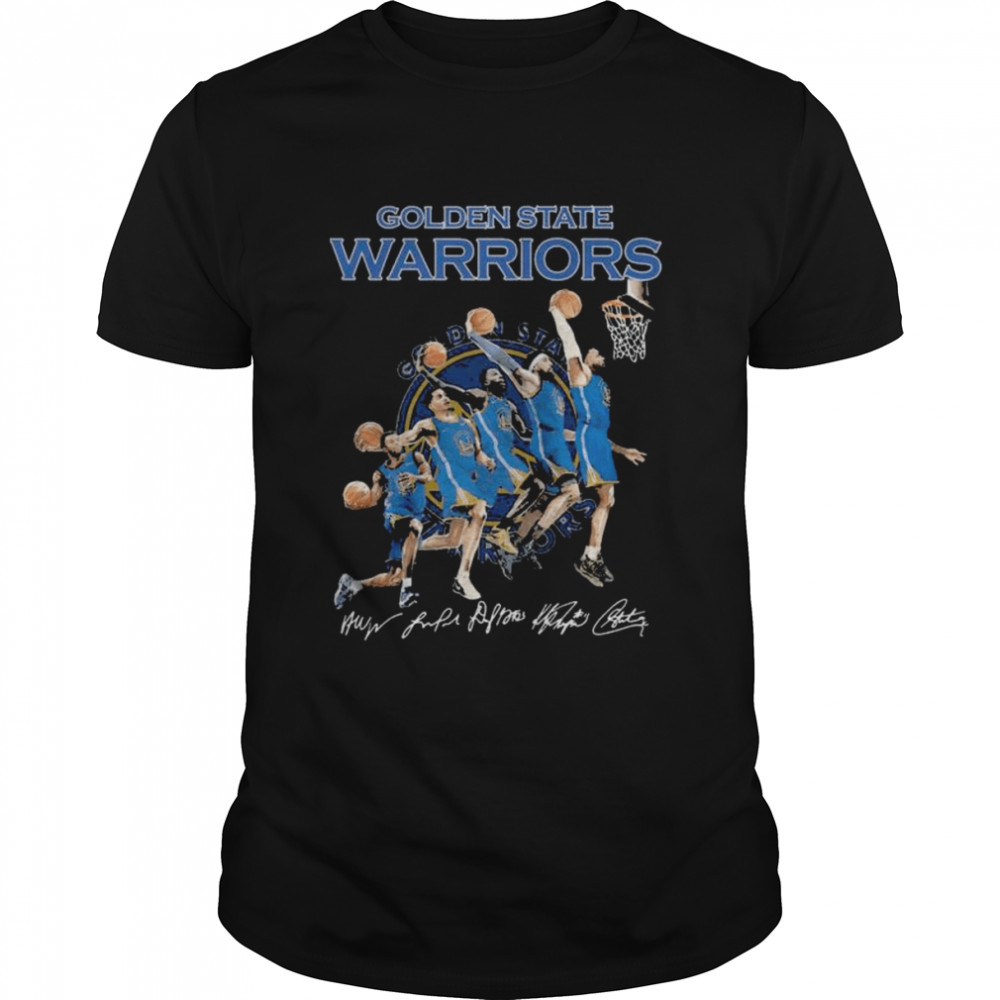 Golden State Warriors 2022 Western Conference Champions signatures shirt