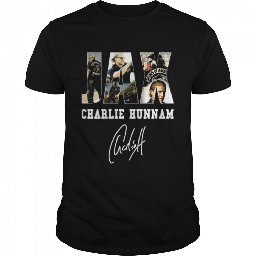 Jax Charlie Hunnam signature 2022 shirt