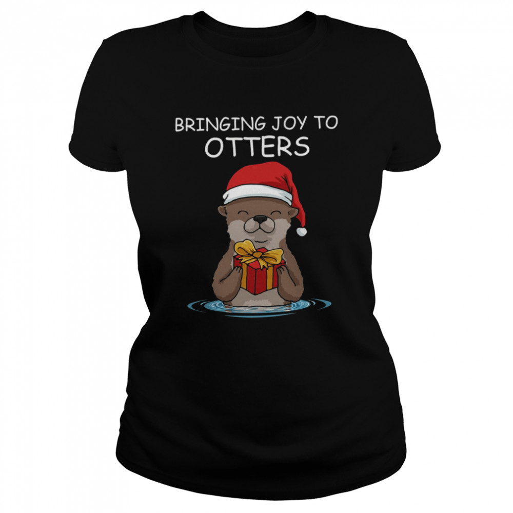 Otter Christmas Funny Christmas shirt Classic Women's T-shirt