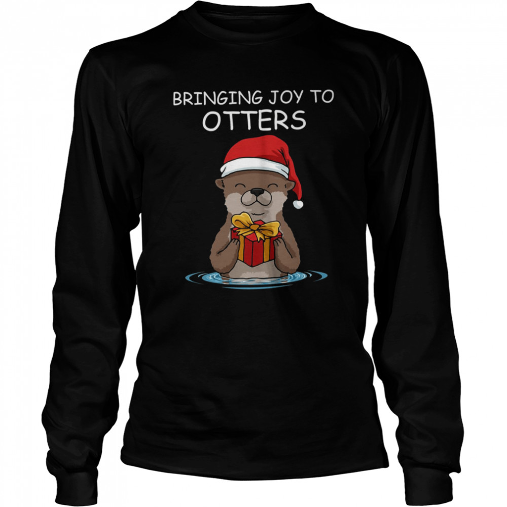 Otter Christmas Funny Christmas shirt Long Sleeved T-shirt