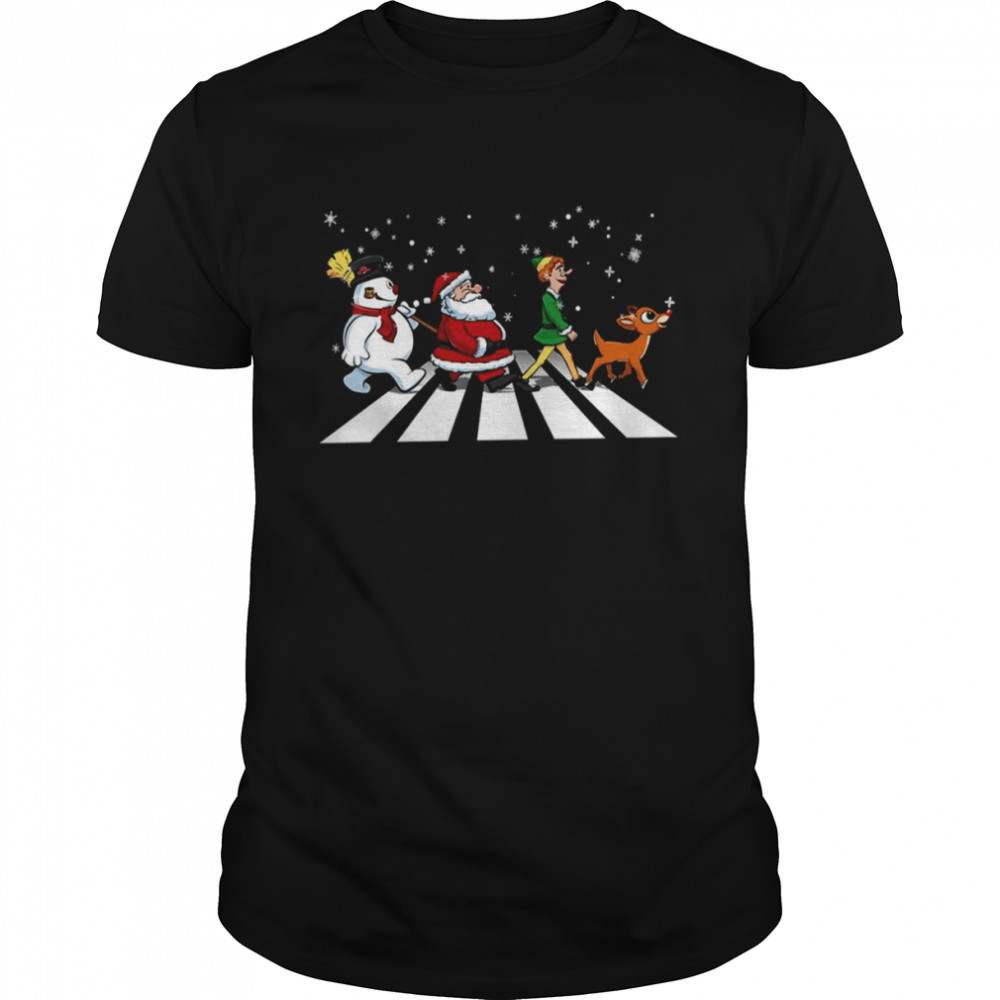 Road Abey Road Parody Design Christmas shirt