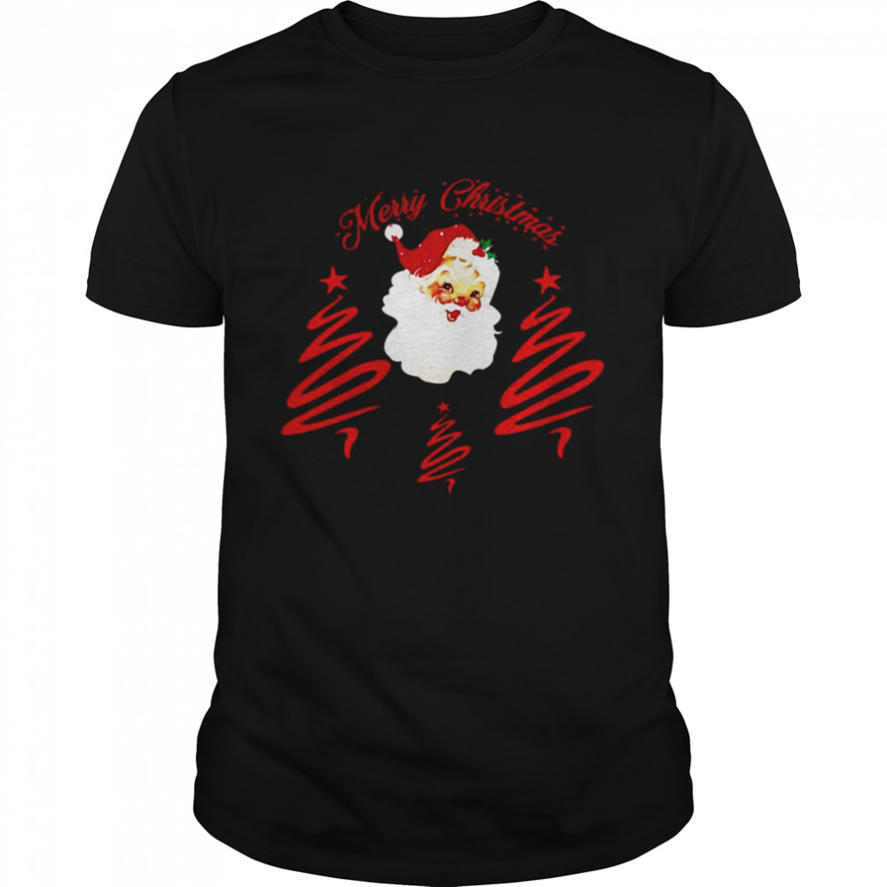 Santa Claus And Tree Merry Christmas shirt