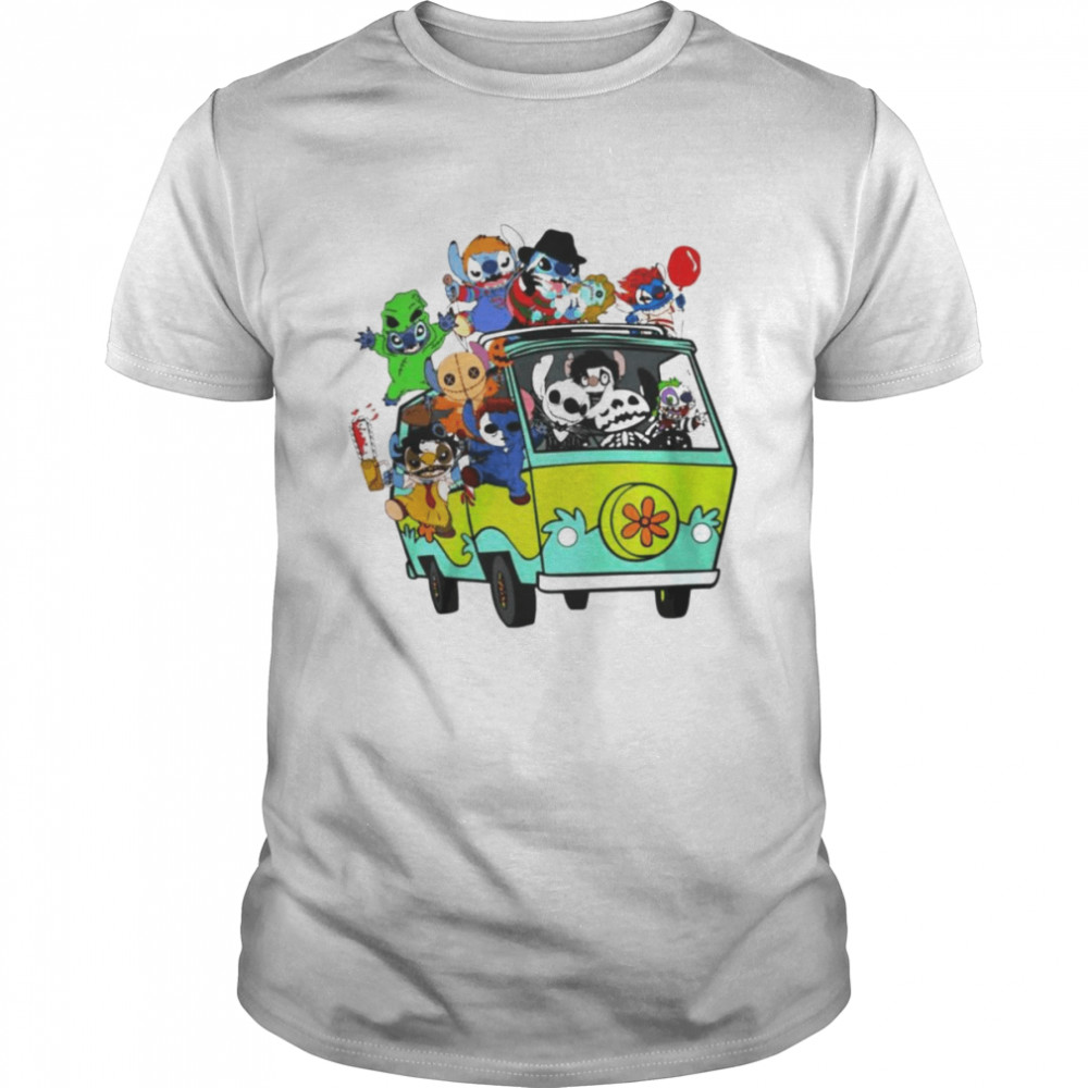 Stitch bus Halloween shirt