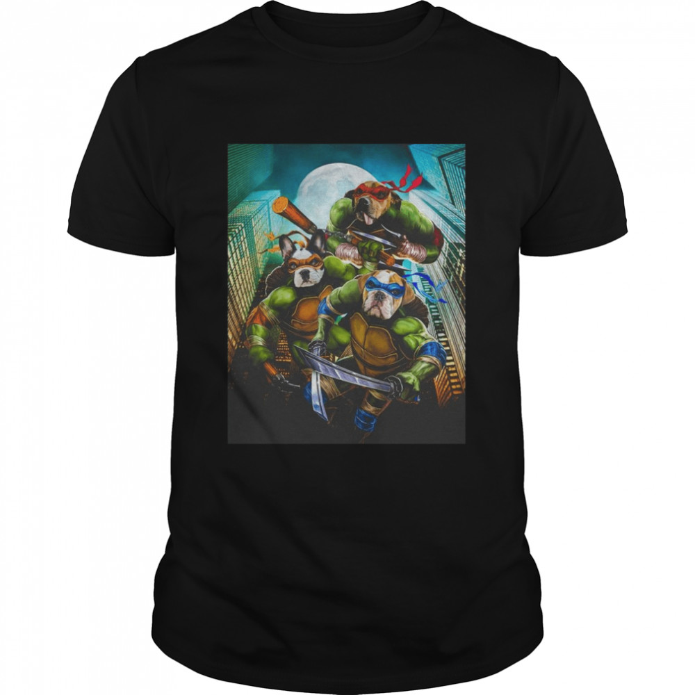 Teenage Mutant Ninja Doggos Personalized 3 Pet shirt