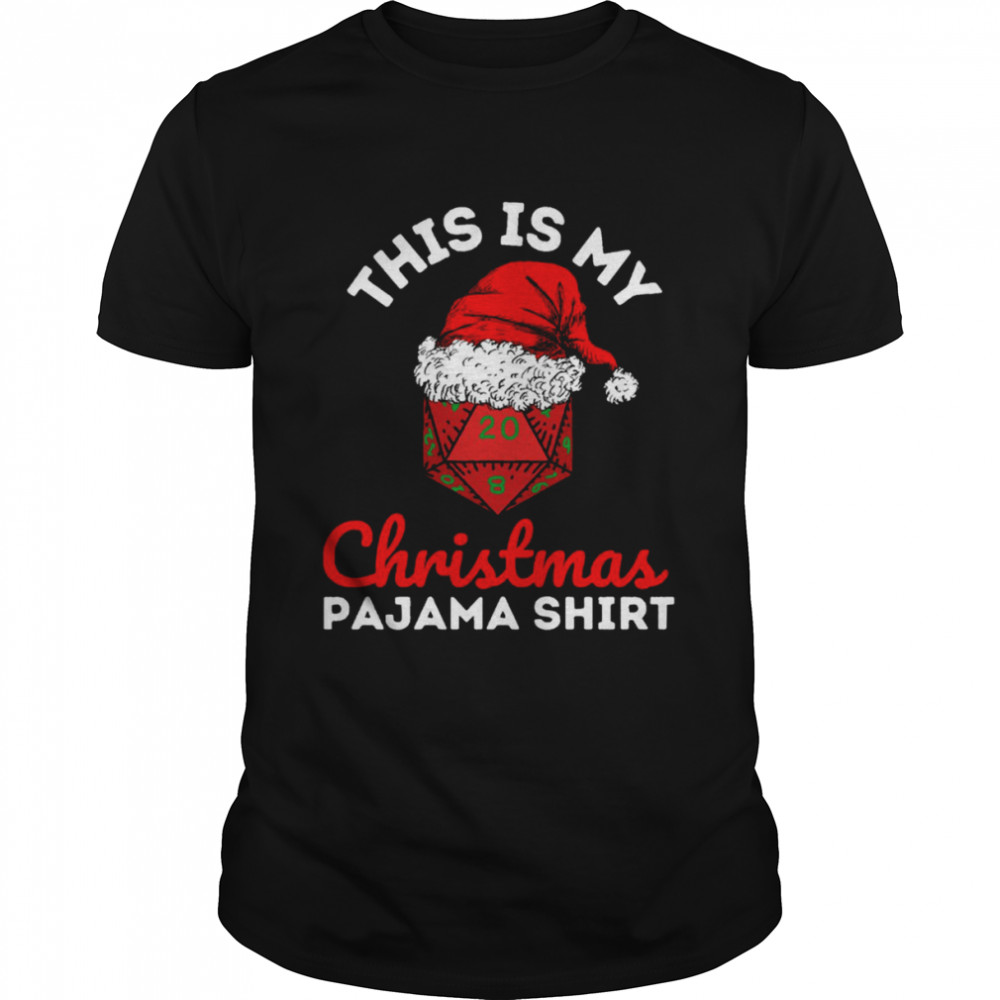 This Is My Christmas Dungeons And Dragons Pajama Shirt