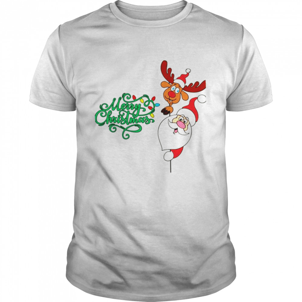 Iconic Art Reno Merry Christmas Premium Santa shirt