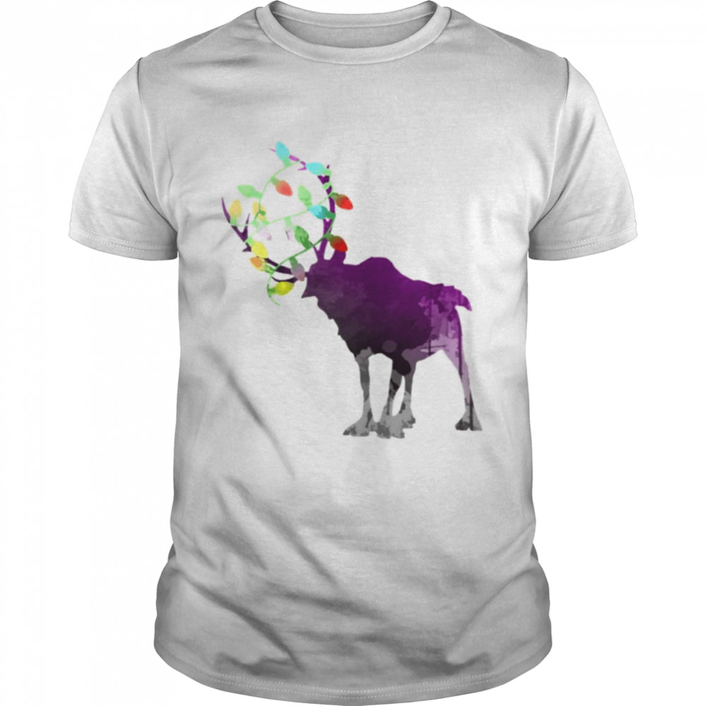 Inspired Silhouette Christmas Reindeer shirt