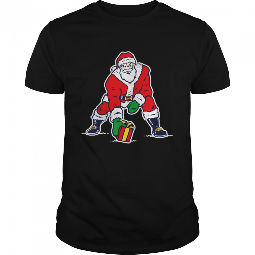 Old School Patriots Santa Logo shirt