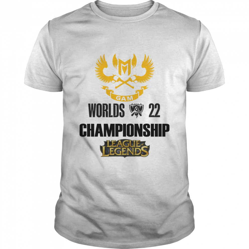 GAM Esports world championship League of Legends 2022 shirt