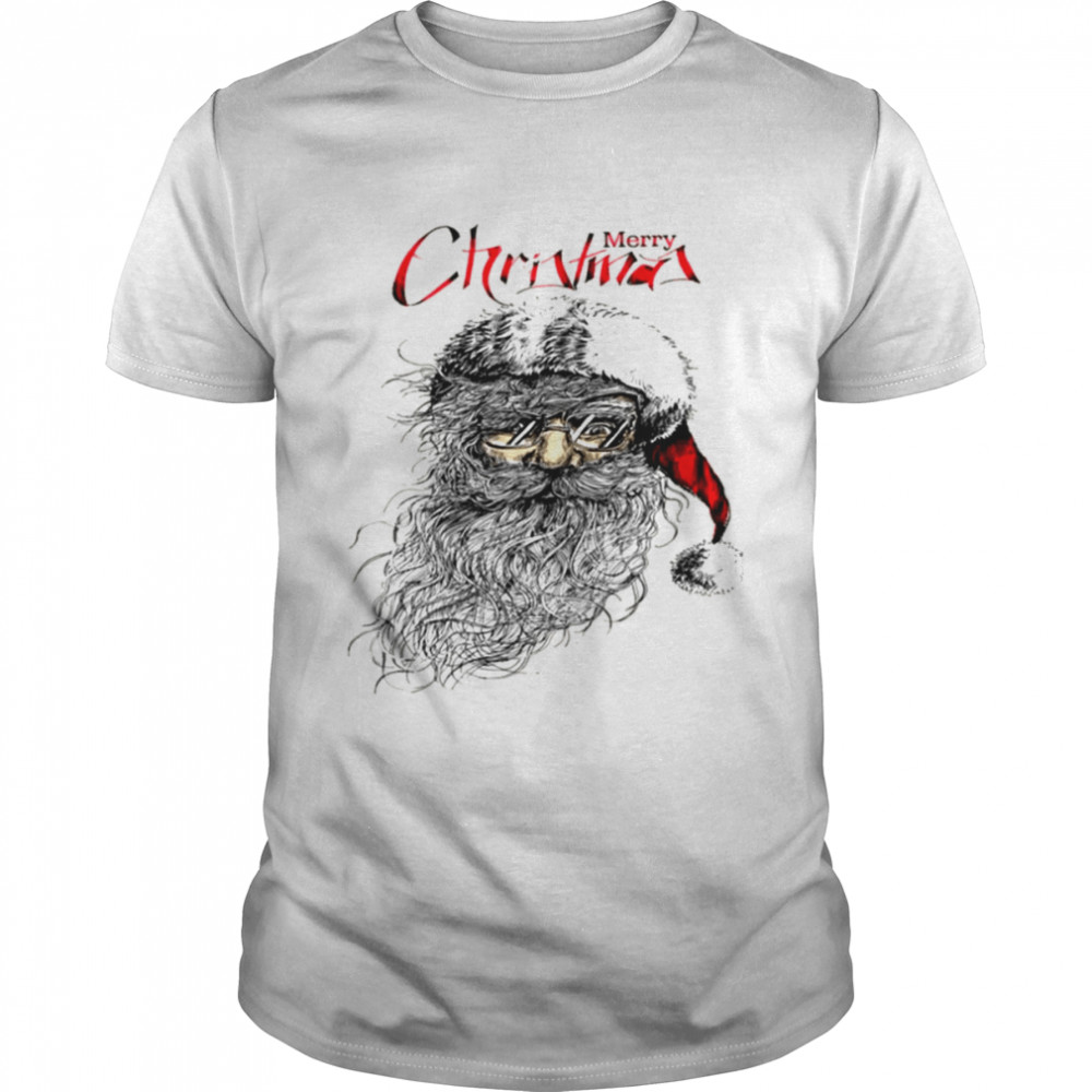 Cool Beard Santa Claus Christmas Character shirt