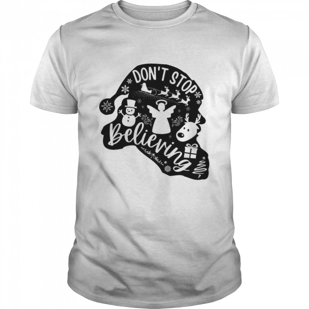 Don’t Sbelieving Boho Kleidung Motivational Weihnachten shirt