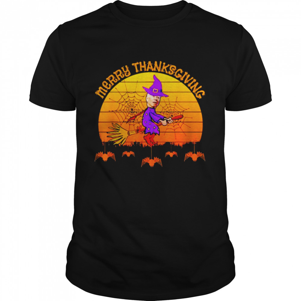 Joe Biden confused merry thanksgiving vintage for Halloween shirt