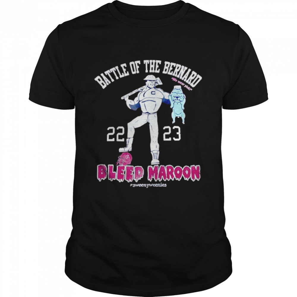 battle Of The Bernard 2023 bleed maroon shirt