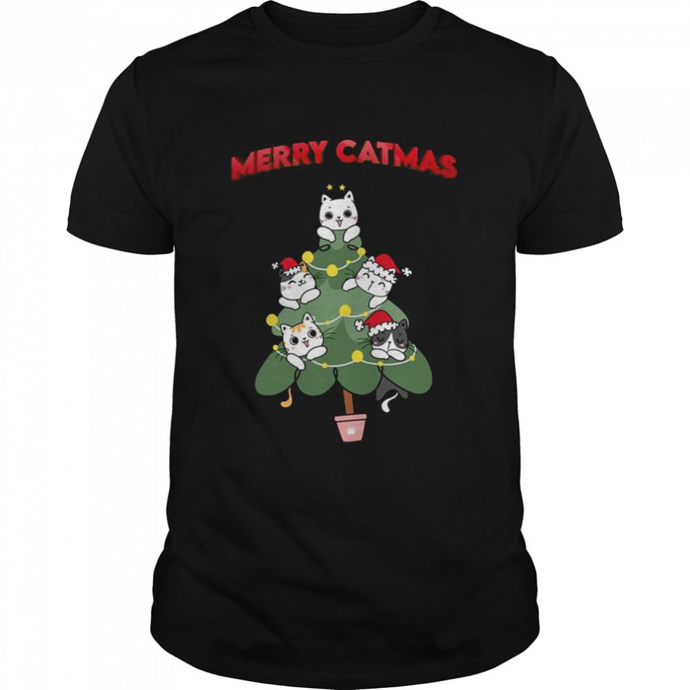 Be Careful With Cat Playing With Christmas shirt