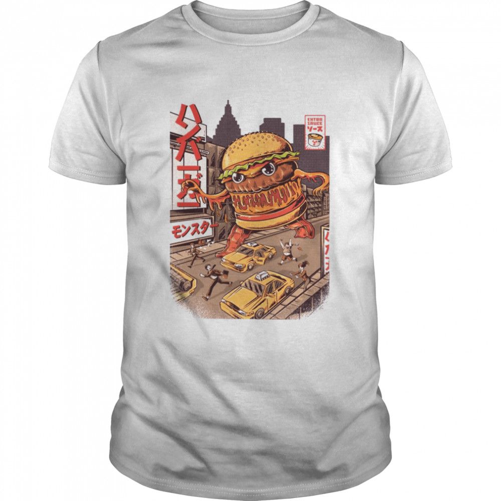 Burgerzilla Funny Fastfood shirt