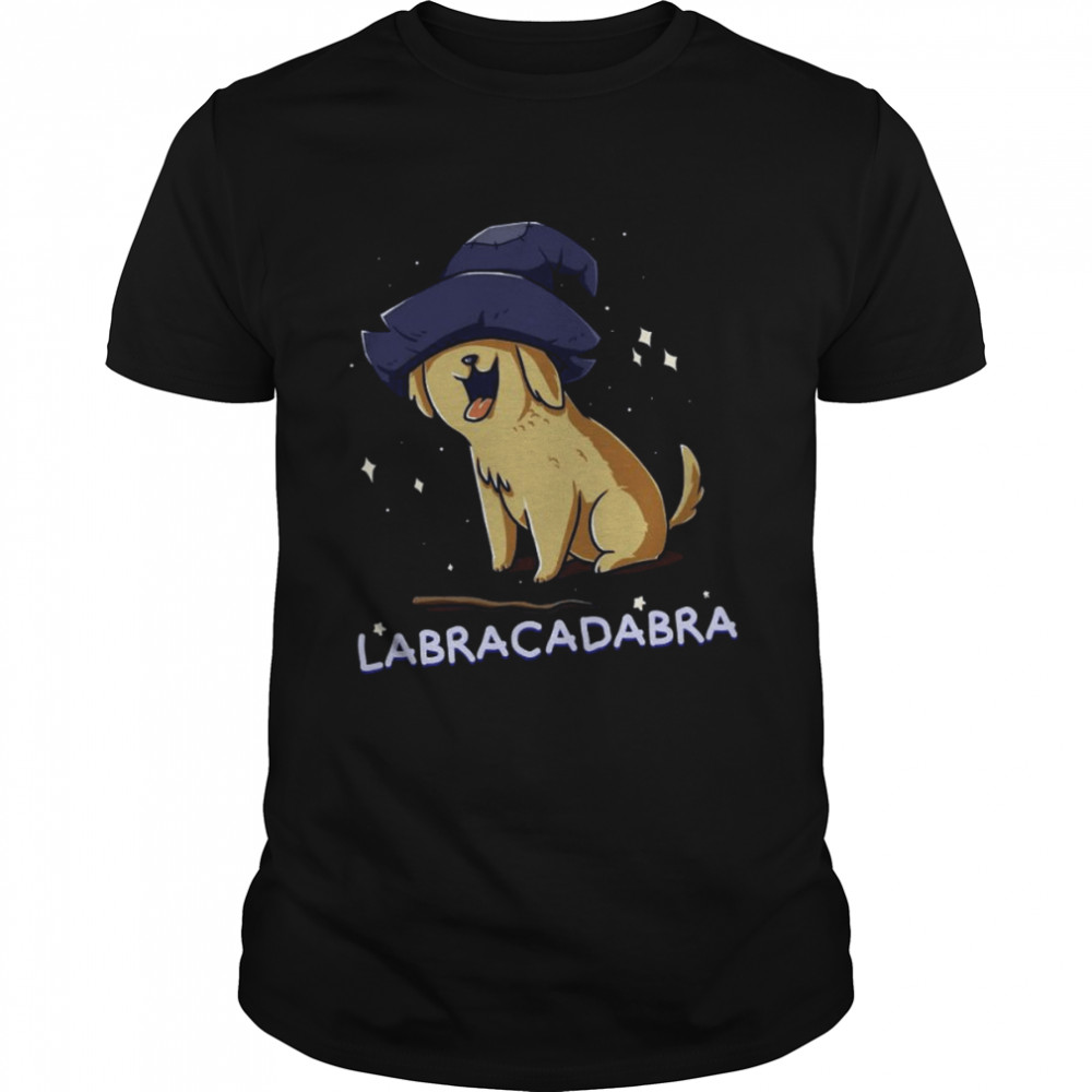 Labracadabra Dog Pun Cute Labrador Retriever Halloween T-Shirt